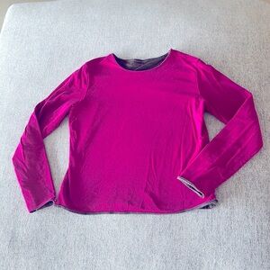 Long Sleeve Reversible Tee Shirt S